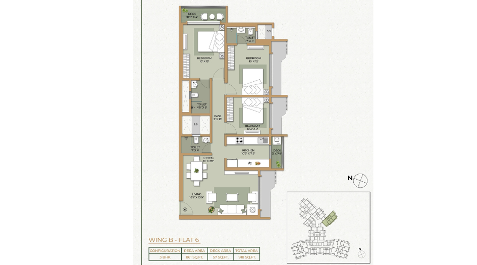 Ethics - Orovia - Floor - Plan - Wing - B - Flat - 6
